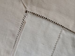 Vintage lenzuola matrimoniali lino ricam