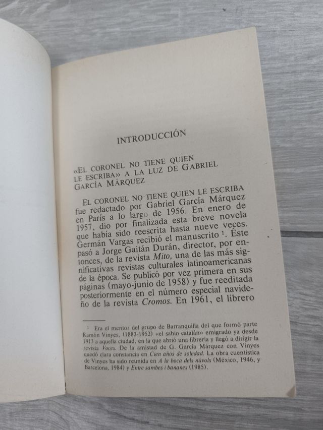 Libro coronel no tiene quien le escriba