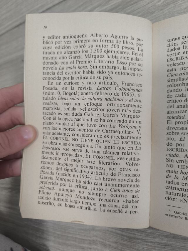 Libro coronel no tiene quien le escriba