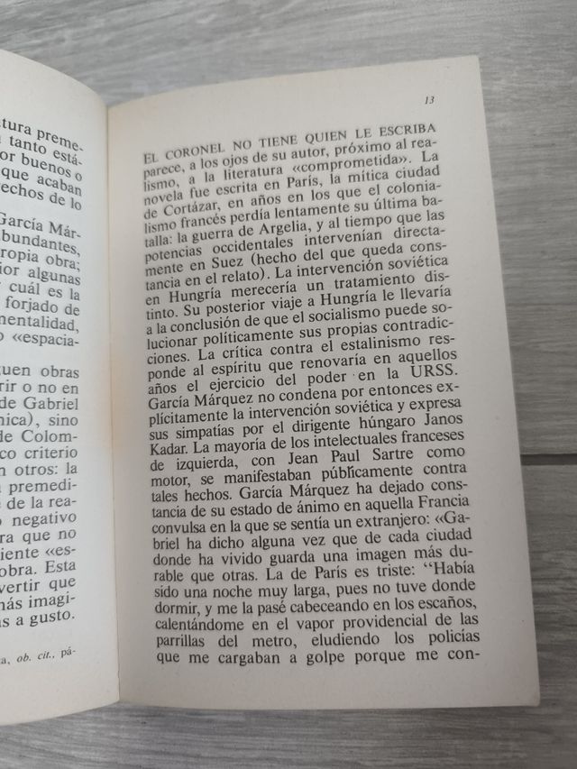 Libro coronel no tiene quien le escriba