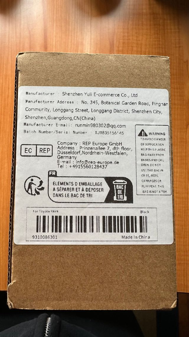 Bandeja Consola central Toyota Rav4