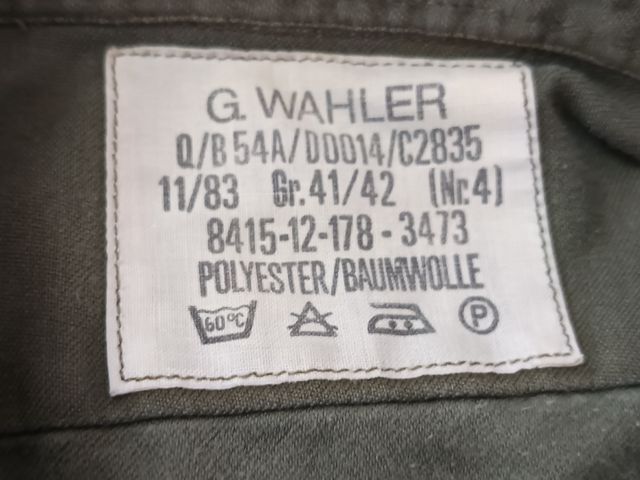 VINTAGE 1983  CUBRECAMISAS EJÉRCITO ALEMÁN