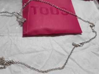 COLGANTE TOUS KAOS XL EN PLATA CON CADENA.