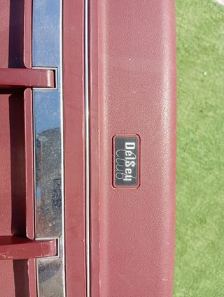 Valigia vintage bordeaux