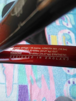 Raqueta de tenis Slazenger vintage