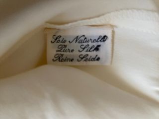 Camicia da notte Vintage in seta tg 42 IT Armelle