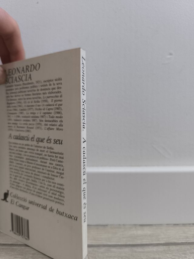 Libro a cadascú el que és seu