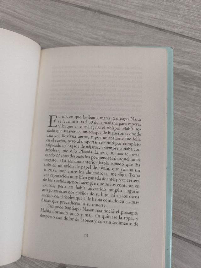 Libro crónica de una muerte anunciada