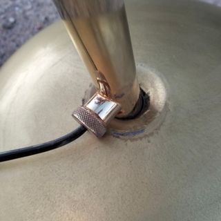 Lámpara de arco bumerang de pie antigua vintage