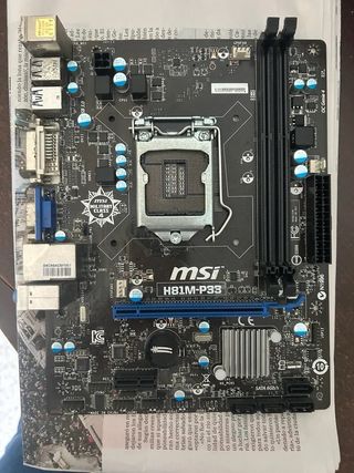 Placa base MSI LGA 1150 4 a gen 