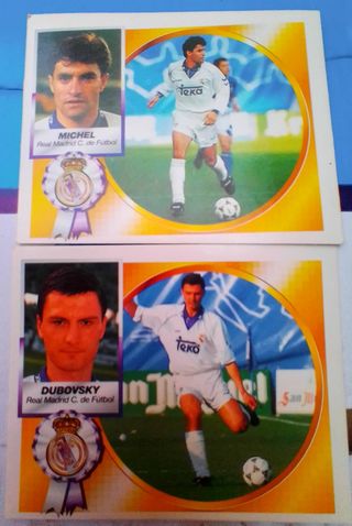 6 Cromos liga este real Madrid