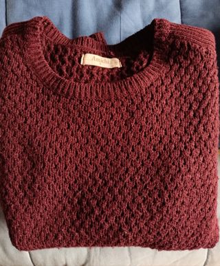 Jersey granate de punto Amichi talla S