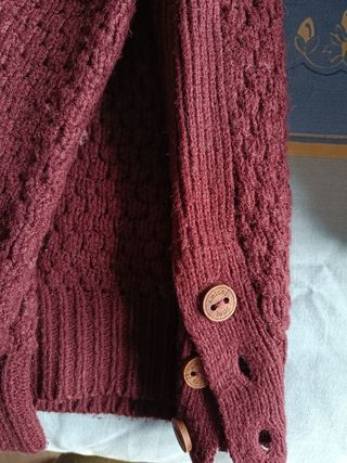 Jersey granate de punto Amichi talla S