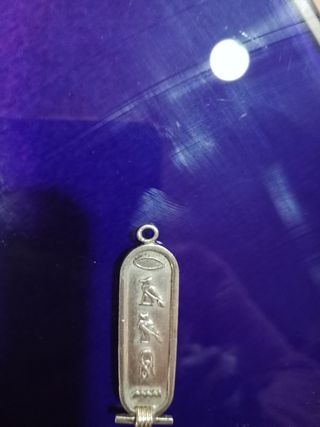 Colgante egipcio. Plata