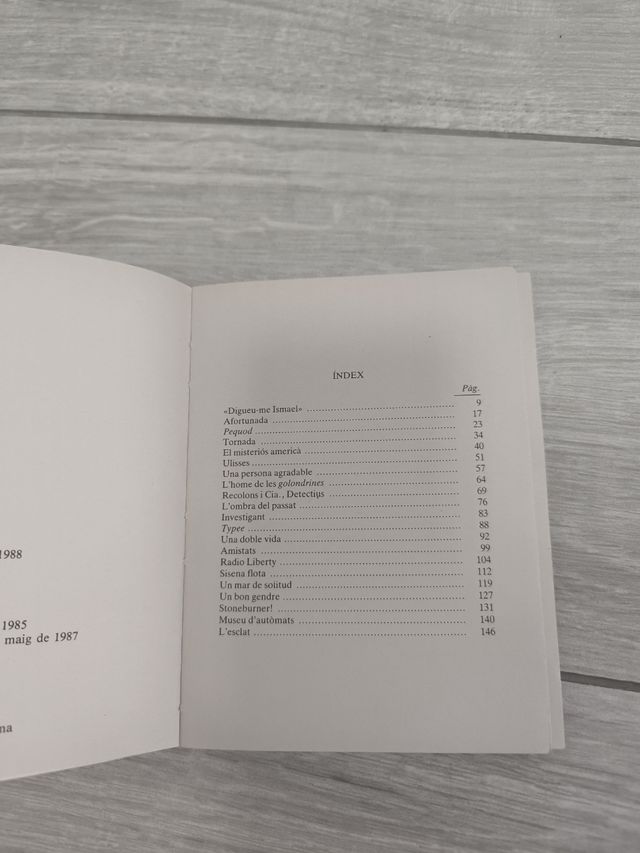 Libro l'americà que estimaba Moby Dick