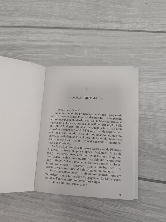 Libro l'americà que estimaba Moby Dick