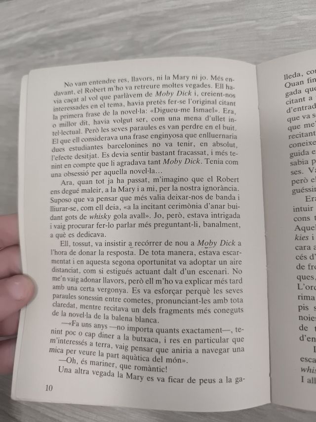 Libro l'americà que estimaba Moby Dick