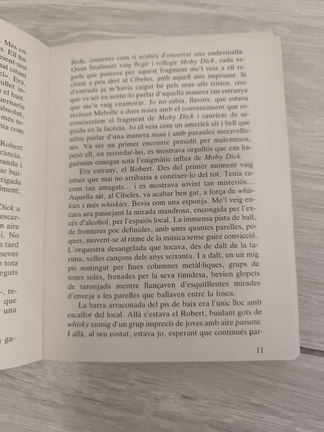 Libro l'americà que estimaba Moby Dick