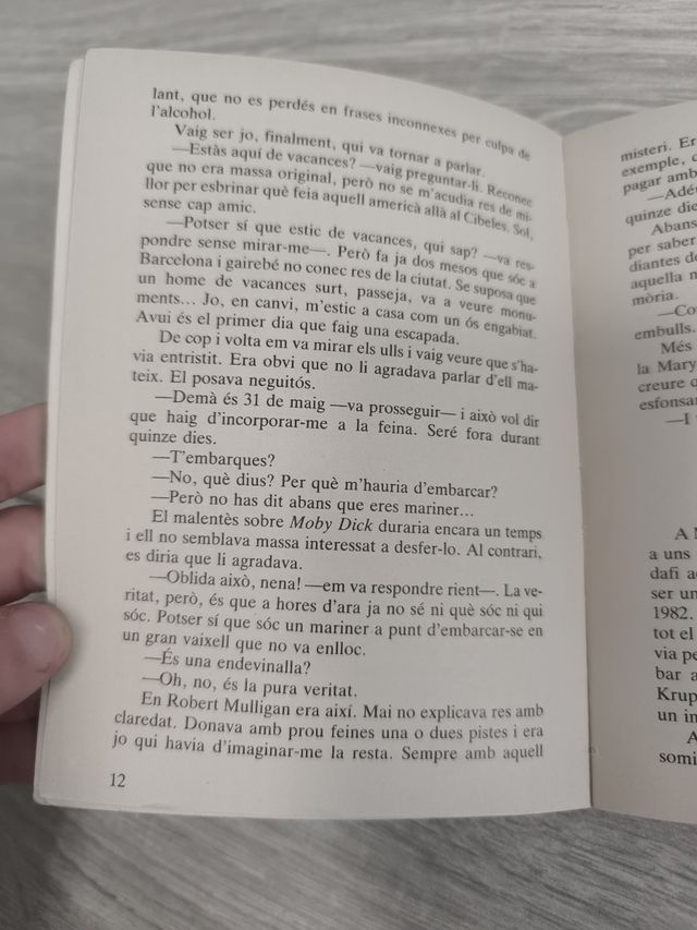 Libro l'americà que estimaba Moby Dick