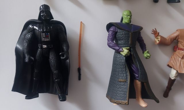 LOTE DE 9 FIGURAS STAR WARS TRILOGIA y EPISODIO II