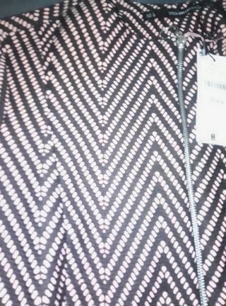 Vestido negro y rosa Sfera talla S