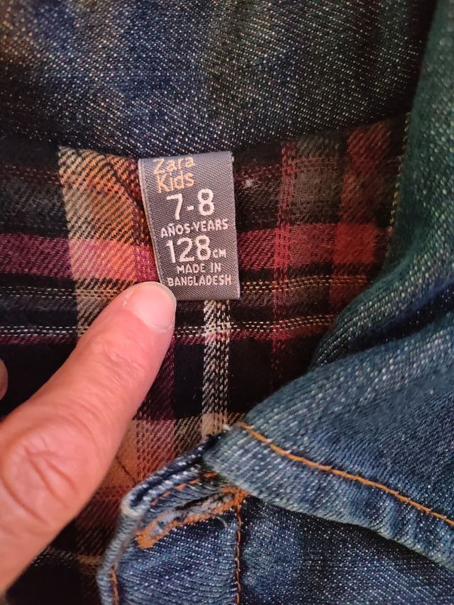 Cazadora vaquera niño