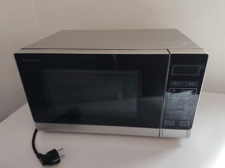 Microondas sharp 800w r242inw sin grill