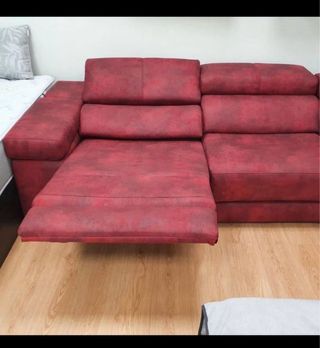 Sofa de tres plazas electrico