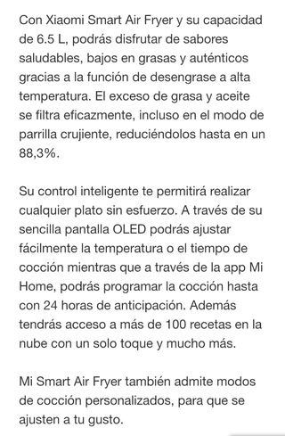 Freidora de aire Xiaomi