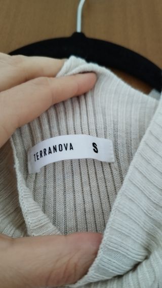 Vestito maglia a coste