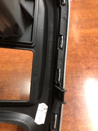 Marco radio y botones aire Renault Trafic año 2020