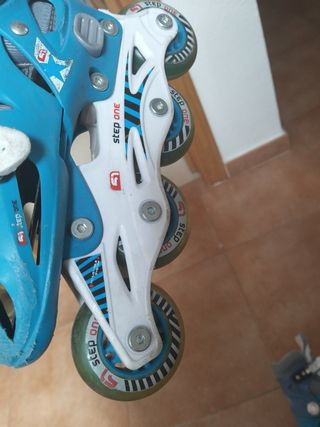 Patines con ruedas en línea