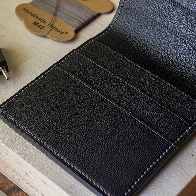 Billetera Tarjetero Cuero Epsom Negro