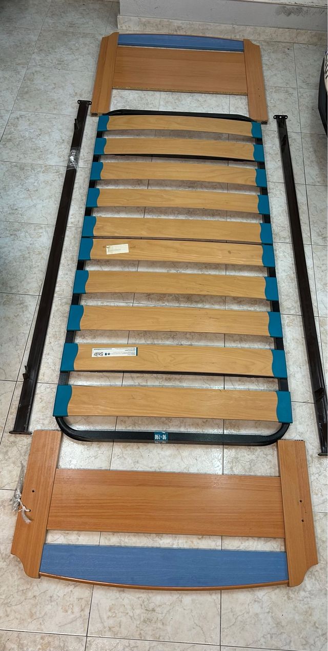 Giroletto 90x190 con testiera e pediera