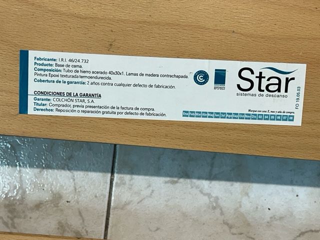 Giroletto 90x190 con testiera e pediera