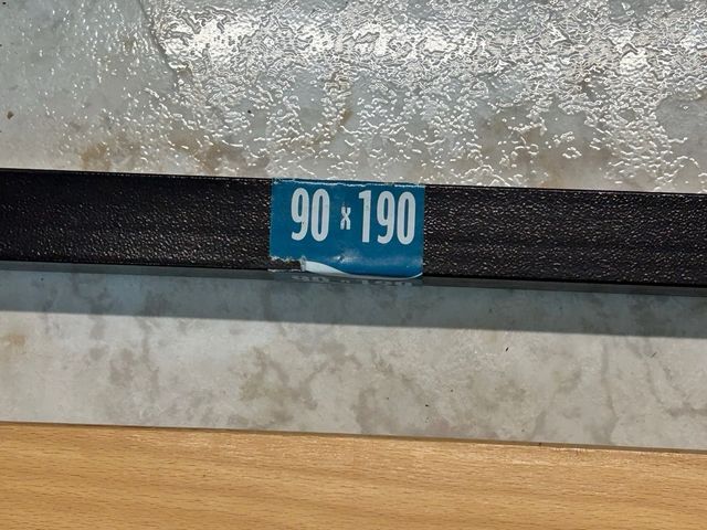 Giroletto 90x190 con testiera e pediera