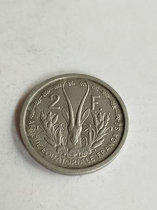 Colonia francesa en África 2 francos1948