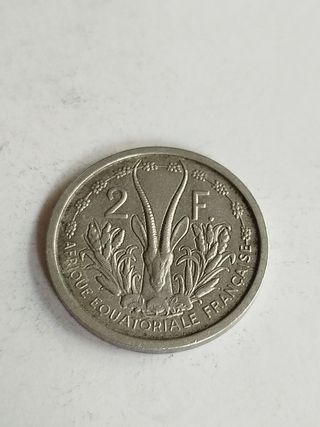 Colonia francesa en África 2 francos1948