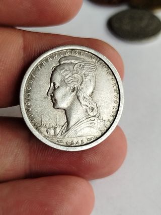 Colonia francesa en África 2 francos1948