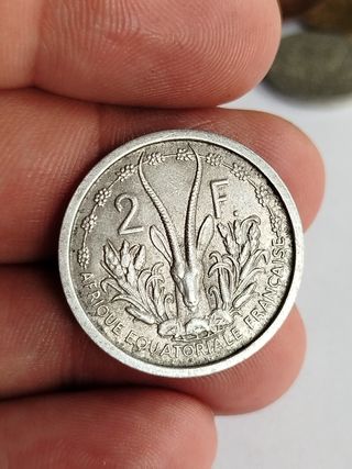Colonia francesa en África 2 francos1948