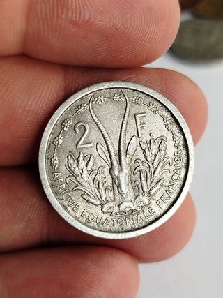 Colonia francesa en África 2 francos1948