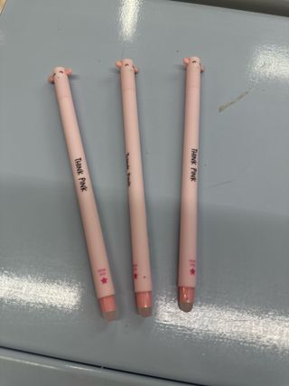Set 3 penne collezione Legami maiale rosa stella