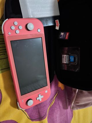 Nintendo switch lite color rosa