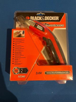 Tijeras electricas black  decker