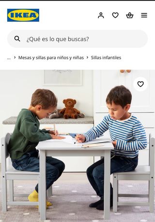 Escritorio Sundvik ikea con silla