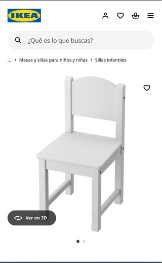 Escritorio Sundvik ikea con silla