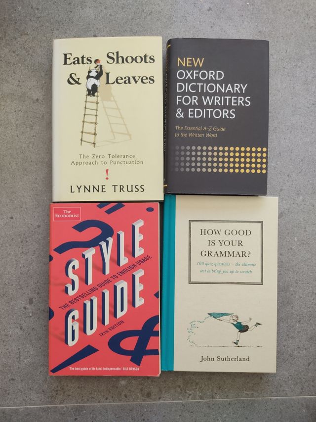 4 libros clásicos de escribir en inglés