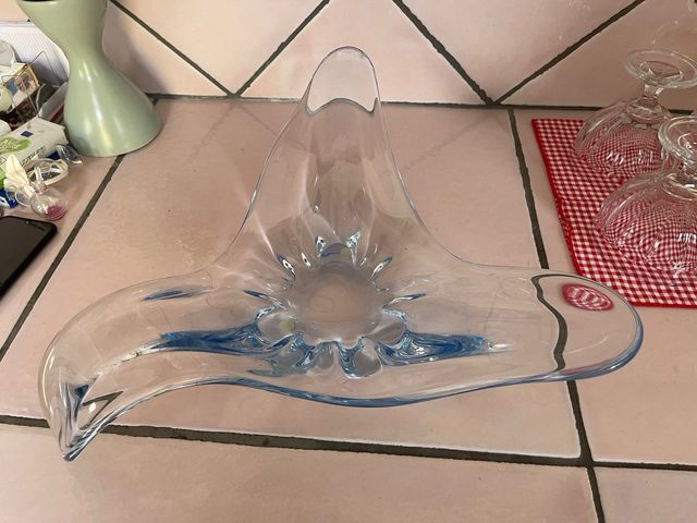 Centrotavola in vetro soffiato