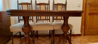 Mesa y sillas comedor 