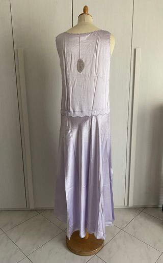 Abito lungo Vintage in seta tg 42 IT Armelle